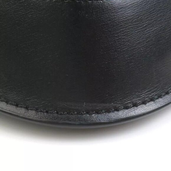 Auth Berluti Body Bag Messenger Bags Black/Browm Leather/Silvertone - Picture 6 of 14